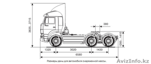 Камаз 6460,  тягач #684035