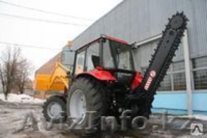 Экскаватор цепной с фронтальным погрузчиком #200630