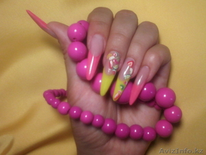 Наращивание ногтей,  ресниц,  маникюр,  педикюр #721746