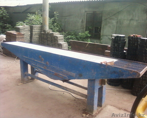 Линия для производства тротуарной плитки б/у формы казахская ромашка,  бордюр #707207