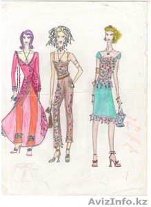 Эскизы женской одежды #719746