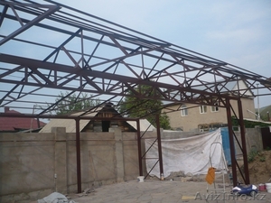 Цех по изготовлению: навесов,  ангаров,  ворот,  заборов,  лестниц   #719535