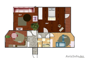 3 КОМН. КВАРТИРА ЖК 