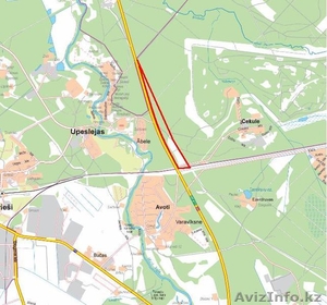 Участок у трассы Via Baltica в Латвии #739532