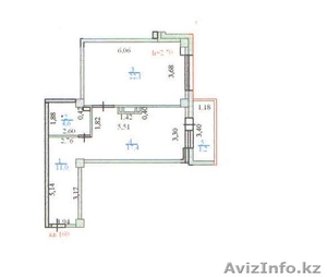 Продам 2-комн. в ЖК Жасыл Ел (ул. Мирзояна 20) #739196