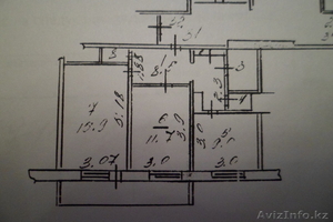 2-х комнатная квартира в 9 мкр Костанай #742151