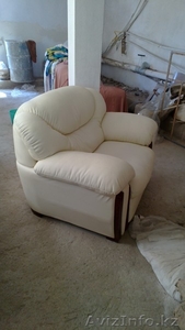 Белая кожаная мебель #753365