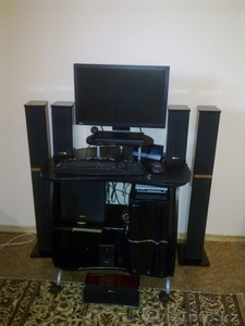 Компьютер,  монитор, стол комп. Б/у #750318