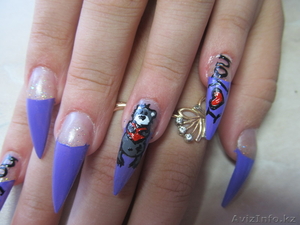 наращивание акриловых ногтей на джамбула айманова #752965