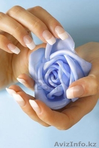 Модель на наращивание ногтей(акрил, френч)  #748911