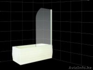 Раздвижные пластиковые шторки для ванн в Алматы! #767667