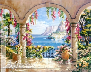 Фреска,  обои и картины ручной работы #779537