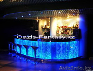 Водопады по стеклу,  пузырьковые панели #816723