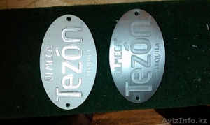 Создание табличек,  гравировка алюминия #821654