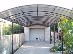 Навесы с полигалью,  ангары,  ворота,  заборы,  установка автоматики и консольной си #824989