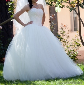 продам СВАДЕБНОЕ ПЛАТЬЕ в отличном состоянии (Алматы) #843528