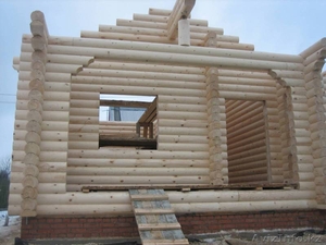 Домокомплект (Деревянный дом) из оцилиндрованного бревна (Лиственница,  кедр,  сос #843071