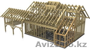 Деревянный каркас для каркасного дома #843069