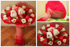 Букеты из игрушек и конфет #867531