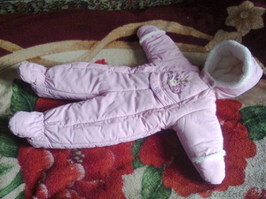  комбинезон меховой на девочку #867044