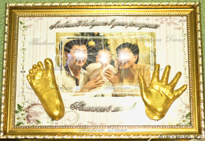 Слепки ручек - ножек любимых малышей. #268502