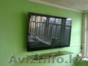 Установка навеска телевизора в Алматы #862783