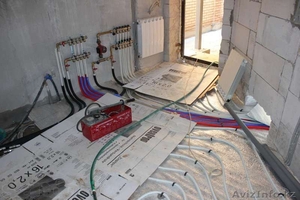 Монтаж систем отопления,  вода,  канализация. Установка котлов,  #873853