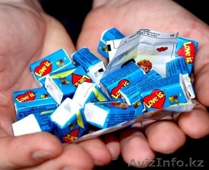 Жвачка Love is оптом напрямую от производителя! Всегда в наличии все вкусы! #882199