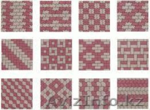 Укладка тротуарной плитки брусчатки. #906487