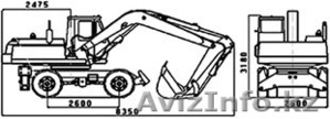 Экскаватор колесный #900047