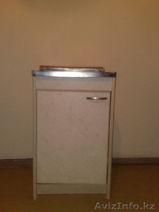 Продам металлическую мойку для кухни с тумбой бу #920960