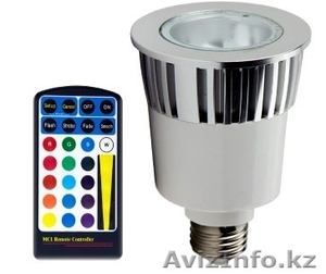 5 Вт = 40 Вт (эквив-ент),  E27,  RGB,  220-240В #917882