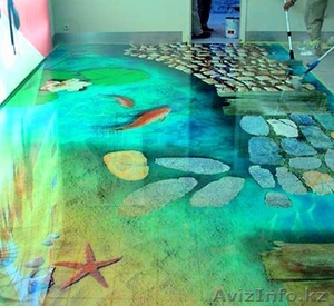 3D полы в Астане,  установка,  качество,  сроки #911423
