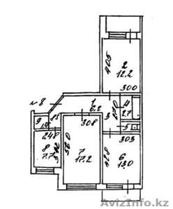 3-х комнатная квартира на 2 этаже #916165