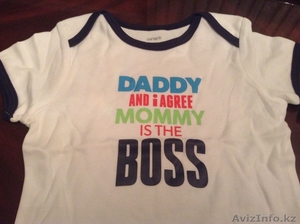 Carter's Бодики с надписями #935911