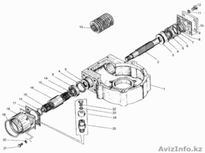 Продаем редуктор поворота отвала ДЗ.98.29.00.000 на автогрейдер ДЗ-98 #932114