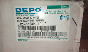Авто запчасти. Продам фары Depo на  land cruiser 100 98-2002г. #947905