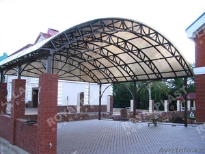 Навесы любой сложности арочные односкатно #941004