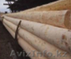 Деревянные опоры ЛЭП #946591