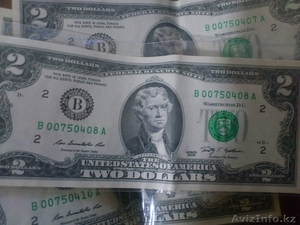Два доллара США одной купюрой/2 доллара USA #961908