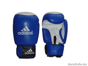 Боксерские перчатки,  кожаные. Бесплатная доставка. Гарантия 2 месяца. #954385