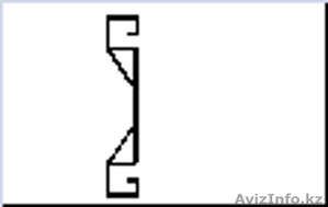 Перегородка для двухстороннего стеклянного стенда под обувь  #969283