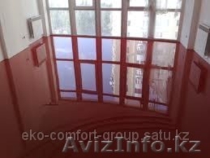 Наливной пол , эпоксидный однотонный коллерованный в Павлодаре #972391