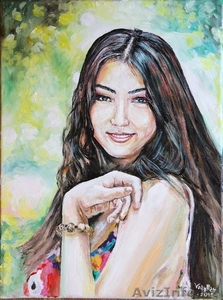 Портрет маслом с фото на заказ в Алматы #979253