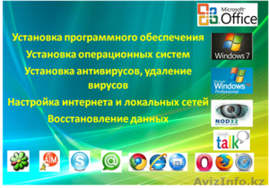 Установка Windows,  программ,  антивирусов,  чистка от вирусов. #971652