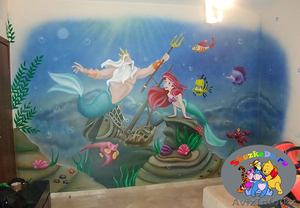 Художественное оформление детских садов,  росьпись стен,  интерера,  фасада. #987080