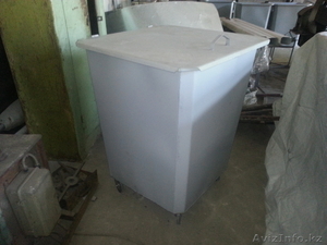 Бак для ТБО 750л (без крышки на колесах) #989971