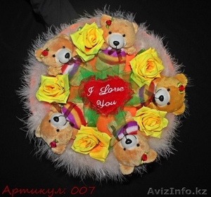 Букеты из мягких игрушек #998280
