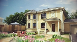Эскизные проекты коттеджей, домов и т.д(лицензия)недорого, быстро!Астана #993795