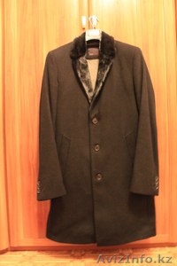 Продам мужское зимнее пальто с меховым воротником!!! #995946